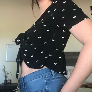 Pacsun Tie Front Top